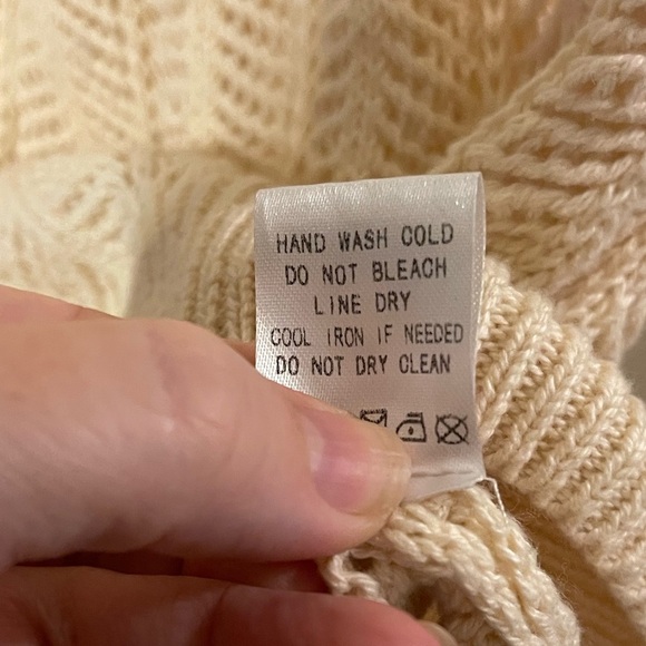 House of Morii open knit sweater tank cream small minimalist - Picture 8 of 8